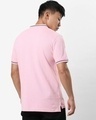 Shop Pink Short Collar Tipping Polo-Design
