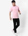 Shop Pink Short Collar Tipping Polo-Full