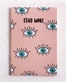 Shop Pink Stay Woke, Softbound Notebook (160 Pages)-Front