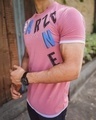 Shop Pink Warzone Printed Half Sleeves T-Shirt-Design
