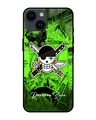Shop Pirate Skull Premium Glass Case for Apple iPhone 14 (Shock Proof, Scratch Resistant)-Front