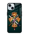 Shop Pizza Lover Premium Glass Case for Apple iPhone 15 (Shock Proof, Scratch Resistant)-Front