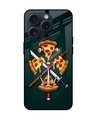Shop Pizza Lover Premium Glass Case for Apple iPhone 15 Pro (Shock Proof, Scratch Resistant)-Front