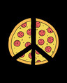 Shop Pizza Peace Full Sleeve T-Shirt