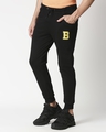 Shop Plain Badge Joggers-Design