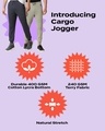 Shop Plain Cargo Zipper joggers