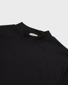 Shop Plain Half Sleeves Turtle Neck T-Shirt