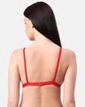 Shop Planet Inner Non Padded Non Wired Backless Plunge Bra In Red-Design