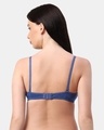 Shop Non Padded Non Wired Every Day Moulded T Shirt Bra In Blue-Design