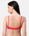 Shop Non Padded Non Wired Every Day Moulded T Shirt Bra In Light Red-Design