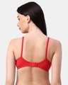 Shop Non Padded Non Wired Super Support Bra In Red-Design