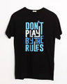 Shop Play By The Rules Half Sleeve T-Shirt-Front