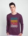 Shop Play Hard! Full Sleeve T-Shirt-Front
