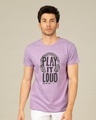 Shop Play It Loud Half Sleeve T-Shirt-Front