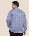 Shop Plus Size AOP Mandarin Collar Full Sleeve Shirt-Full