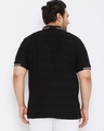 Shop Plus Size Men's Stylish Solid Half Sleeve Casual T-Shirt-Full