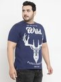 Shop PlusS Men's T-Shirt Half Sleeves-Front