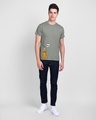 Shop Pluto Snack Half Sleeve T-Shirt (DL) Meteor Grey-Design