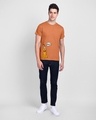 Shop Pluto Snack Half Sleeve T-Shirt (DL) Vintage Orange-Design