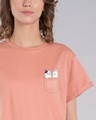 Shop Pocket Bff Boyfriend T-Shirt-Front