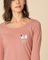 Shop Pocket Bff Scoop Neck Full Sleeve T-Shirt-Front