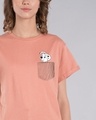 Shop Pocket Dalmatian Boyfriend T-Shirt (DL)-Front