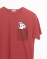Shop Pocket Dalmatian Half Sleeve T-Shirt (DL)-Front
