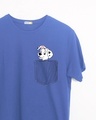 Shop Pocket Dalmatian Half Sleeve T-Shirt (DL)-Front