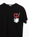 Shop Pocket Deadpool Half Sleeve T-Shirt (DPL)-Front