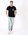 Shop Pocket Deadpool Half Sleeve T-Shirt (DPL)