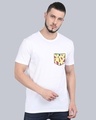Shop Pocket Design T-Shirt White