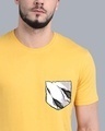 Shop Pocket Design T-Shirt Yellow