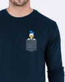 Shop Pocket Donald Full Sleeve T-Shirt-Front