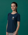 Shop Pocket Ghost Basic Round Hem T-Shirt-Design