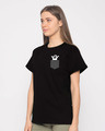 Shop Pocket Ghost Boyfriend T-Shirt-Design