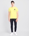 Shop Pocket Jerry Half Sleeve T-Shirt (TJL) Pastel Yellow-Full