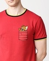 Shop Pocket Jerry Round neck Varsity H/S T-Shirt (TJL)-Front
