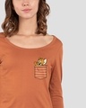 Shop Pocket Jerry Scoop Neck Full Sleeve T-Shirt (TJL)-Front