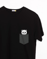 Shop Pocket Panda Half Sleeve T-Shirt-Front
