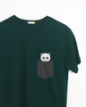 Shop Pocket Panda Half Sleeve T-Shirt-Front