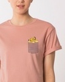 Shop Pocket Simba Boyfriend T-Shirt (DL)-Front