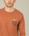 Shop Pocket Simba Full Sleeve T-Shirt (DL)-Front
