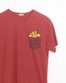 Shop Pocket Simba Half Sleeve T-Shirt (DL)-Front
