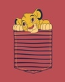 Shop Pocket Simba Half Sleeve T-Shirt (DL)