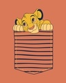 Shop Pocket Simba Half Sleeve T-Shirt (DL)