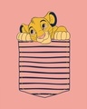 Shop Pocket Simba Round Neck 3/4th Sleeve T-Shirt (DL)