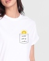 Shop Pocket Sunshine Boyfriend T-Shirt-Front