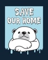 Shop Polar Bear Home 3/4 Sleeve Slim Fit T-Shirt