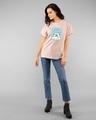 Shop Polar Bear Home Boyfriend T-Shirt Baby Pink-Full