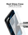 Shop Polygonal Blue Box Premium Glass Case For OnePlus 12R 5G(Shock Proof, Scratch Resistant)-Full